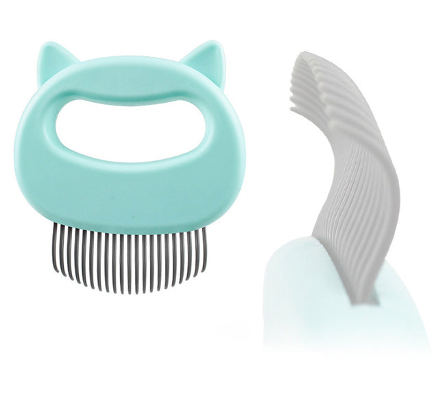 Pet Hair Removal Massaging Shell Comb