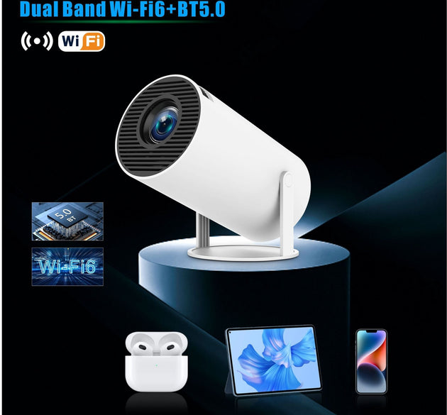 HY300 Pro Projector Home Theater Entertainment Portable Small Projector