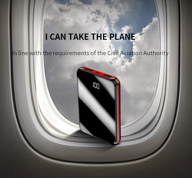 10000 mAh Power Bank External Battery Bank 8W - Quick Charge Power bank Portable Charger With Dual USB Output For Phone