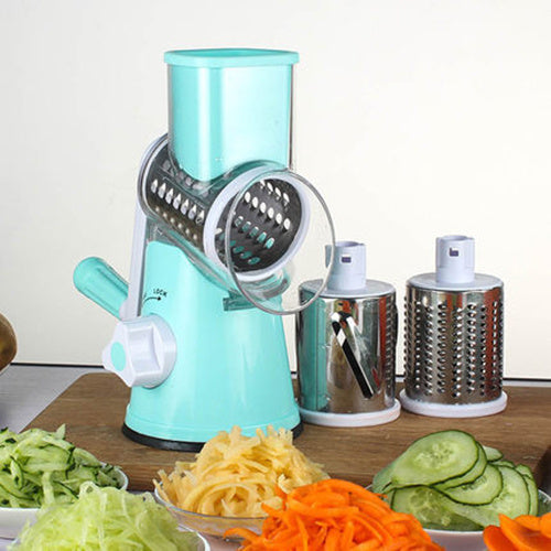Round Mandoline Potato Slicer Vegetable Cutter Slicer Cheese Kitchen Gadgets - Manual Kitchen Accessories Multifunctional